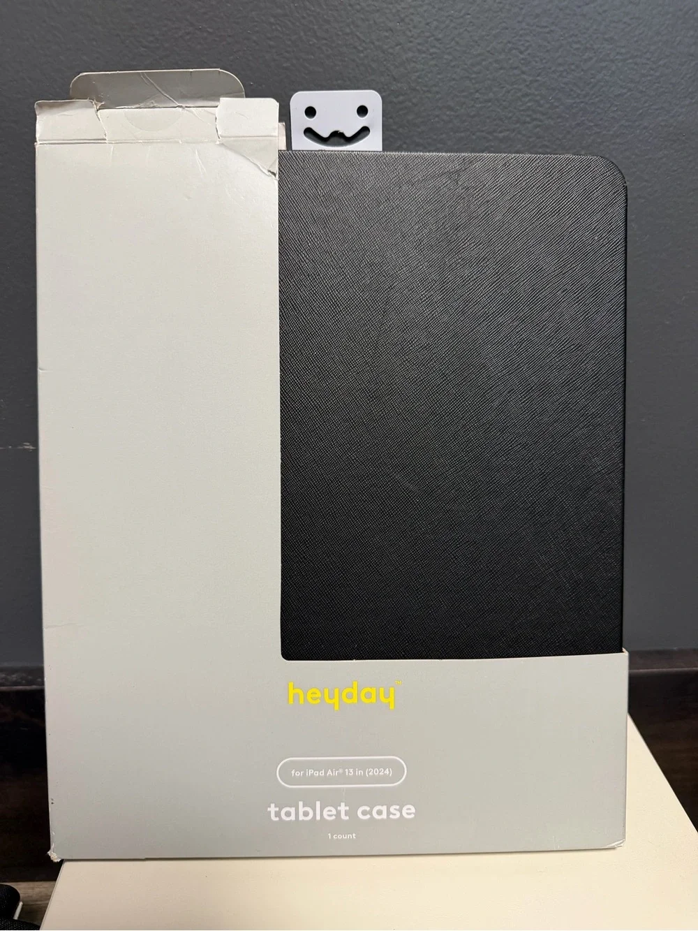 Brand New heyday Black Folio Tablet Case for iPad Air 13 in (2024)